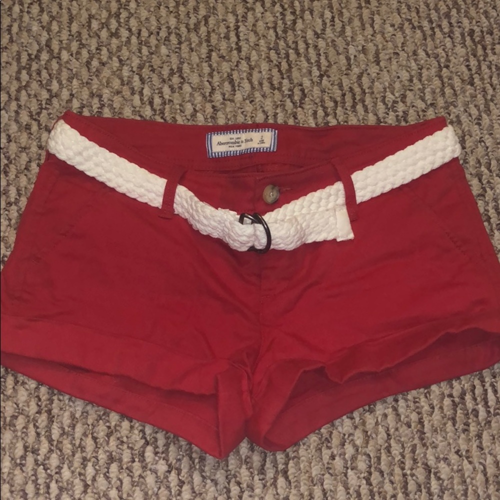 Red shorts